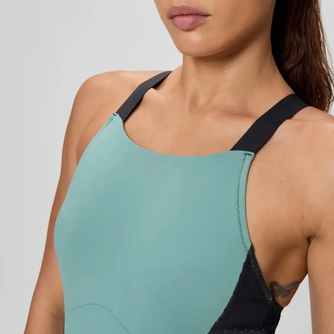 Speedo Sculpture High Neck Contour Zwemkleding 42 - Groen