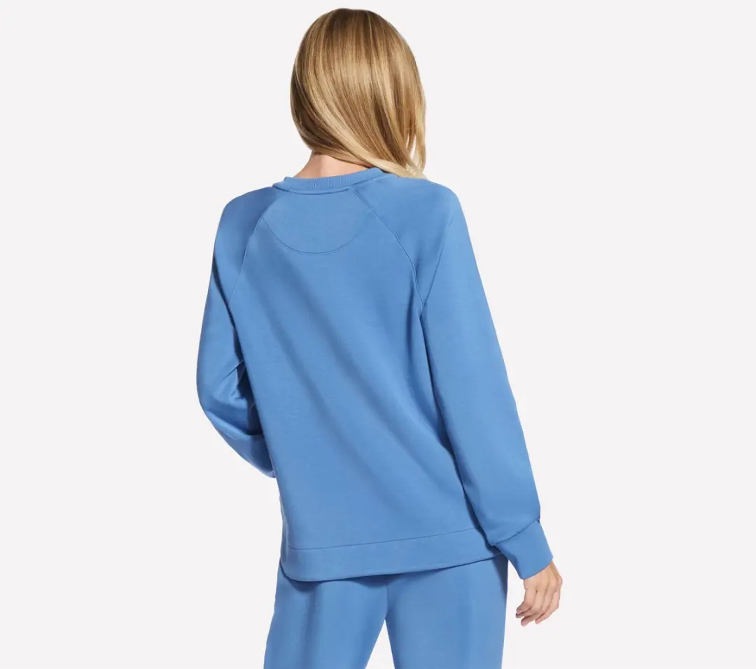 Skechers ELEVATE Crewneck Dames Trui - Blauw