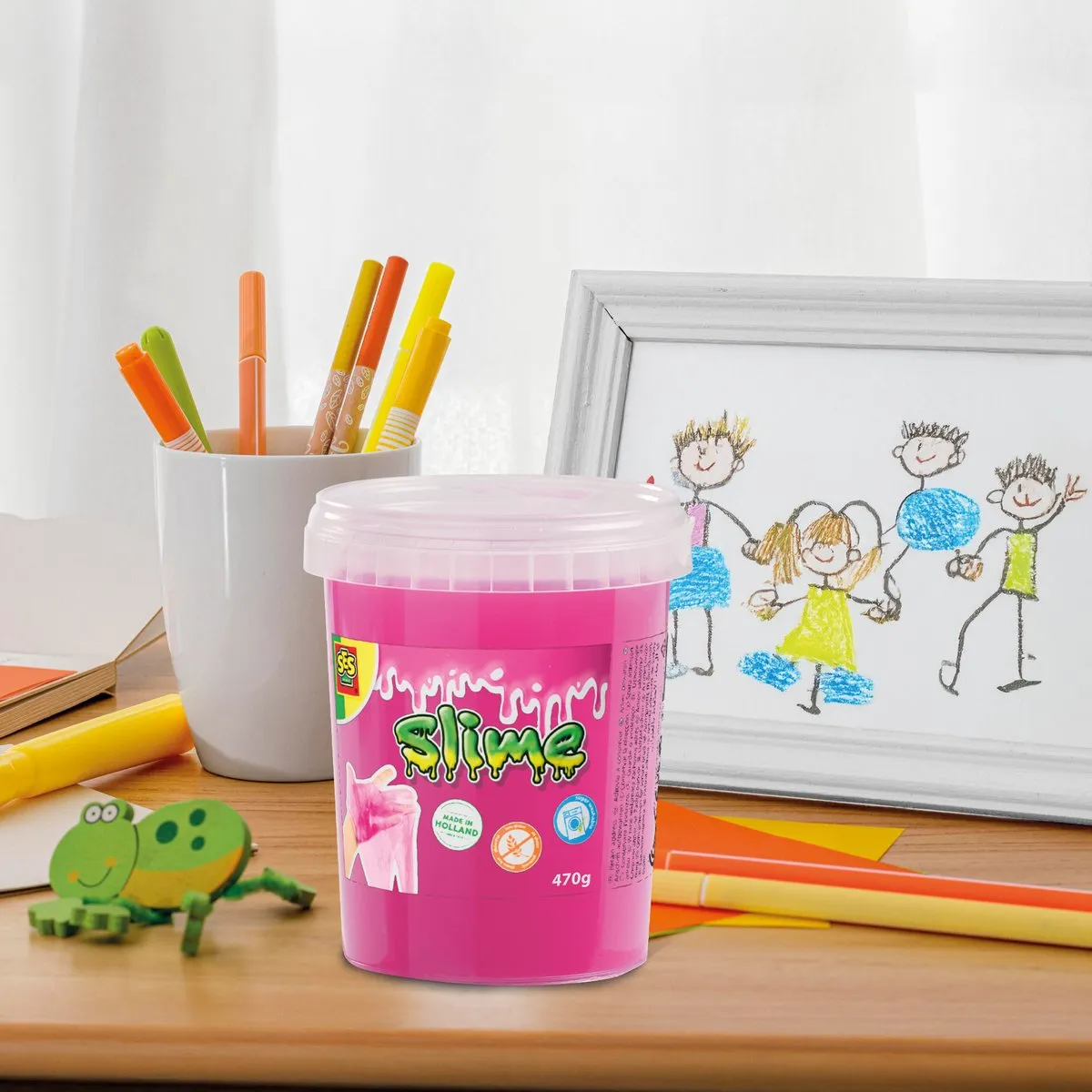 SES Creative Neon Roze Slijm Speelgoed 470g