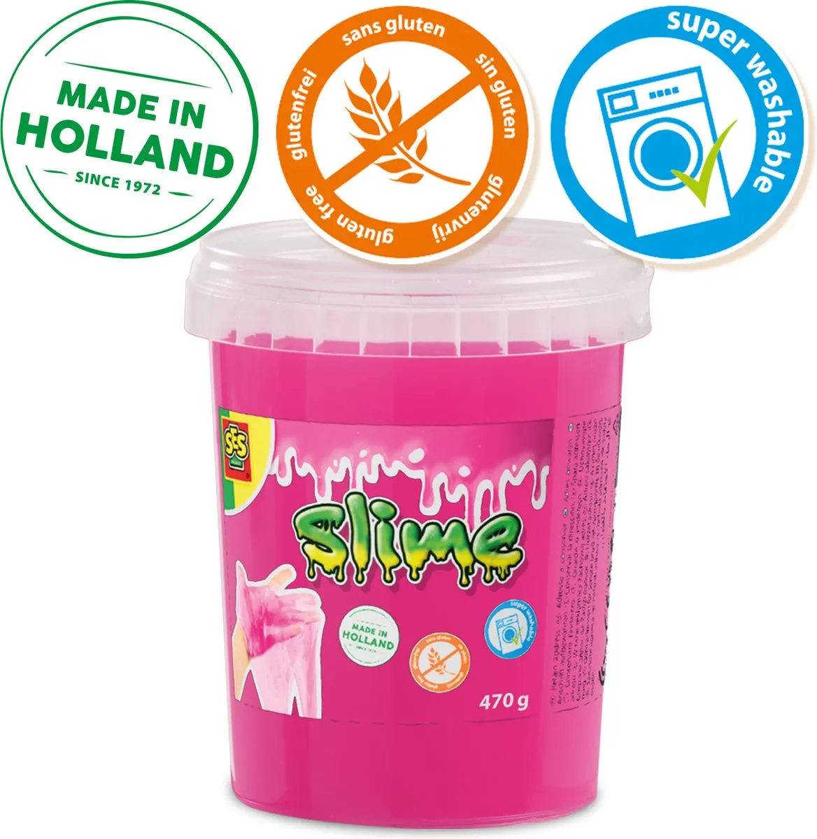 SES Creative Neon Roze Slijm Speelgoed 470g