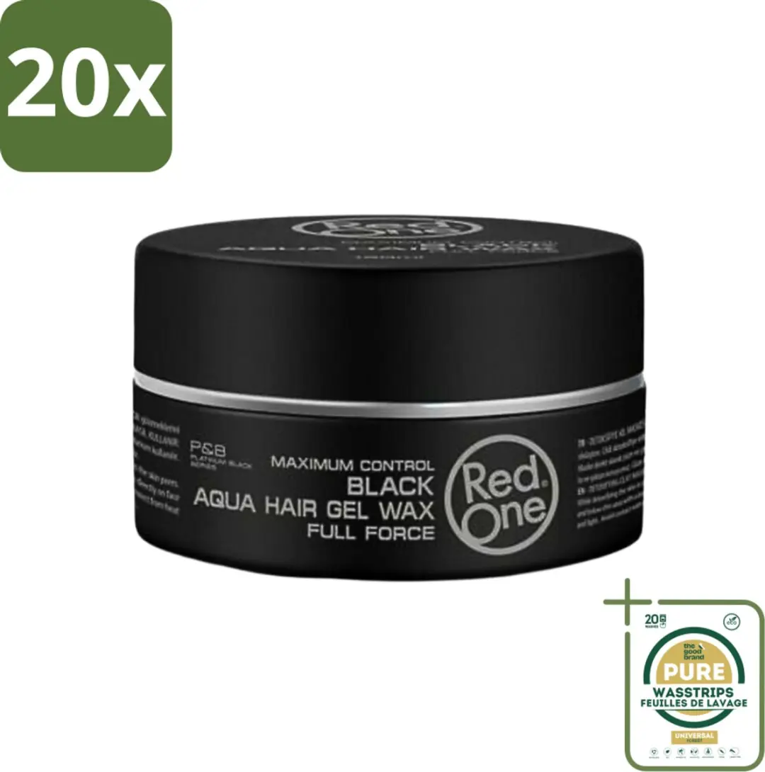 Red One Haarwax Black - 20 Stuks (3000ml)