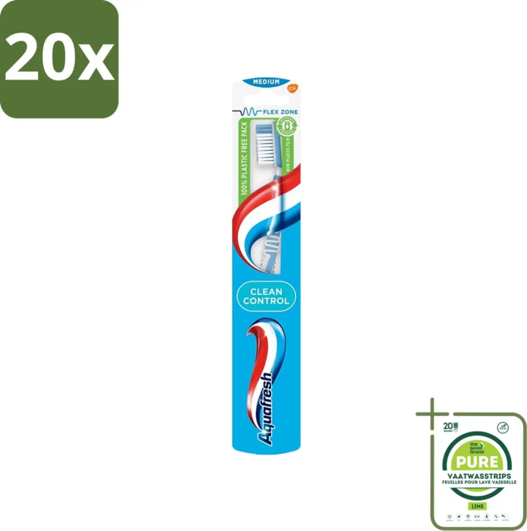 Aquafresh Tandenborstel Clean Control Medium