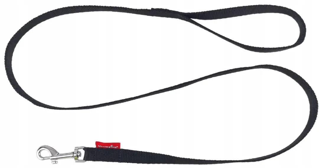Champion Hondenriem Klassiek Zwart 120cm