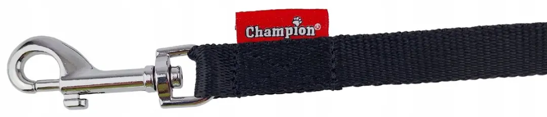 Champion Hondenriem Klassiek Zwart 120cm