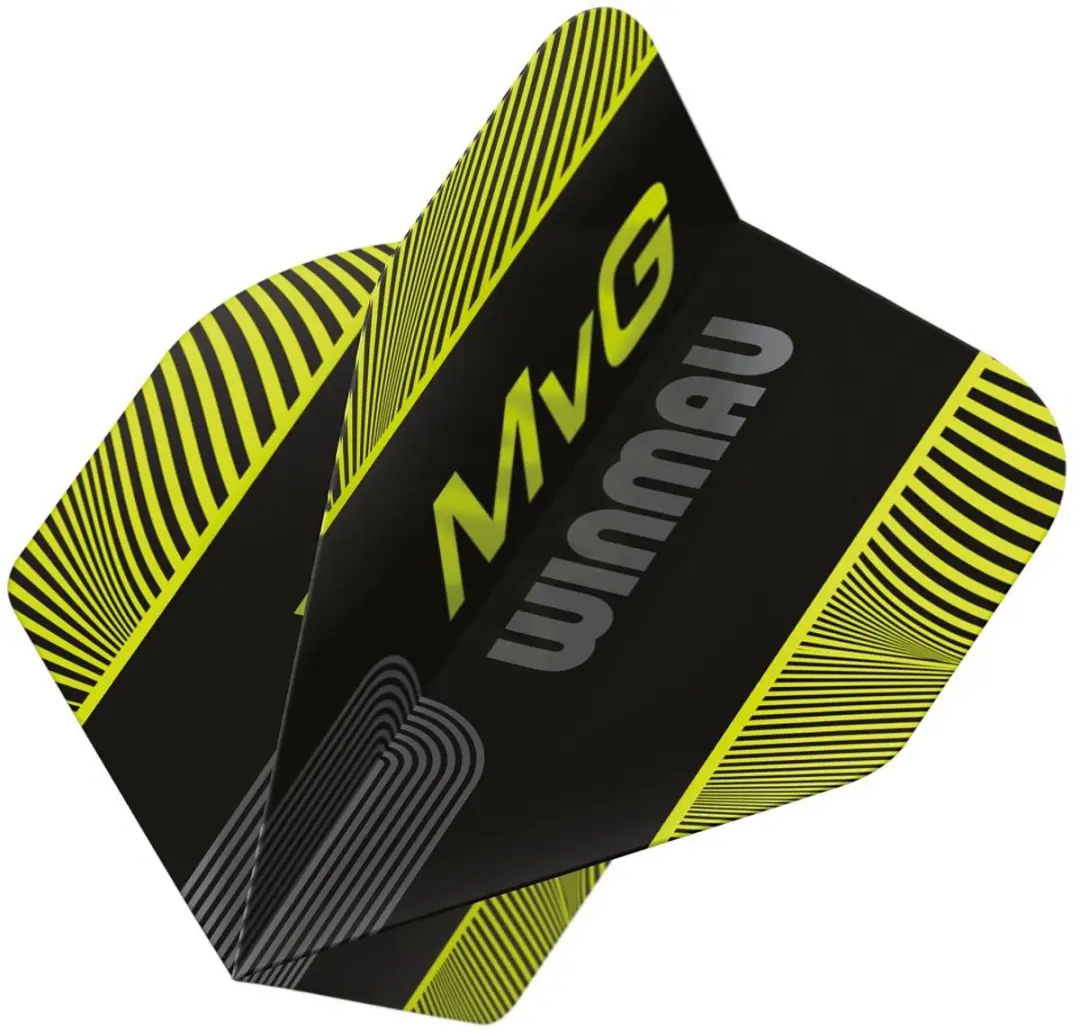 Winmau Michael van Gerwen Prism Delta Dart Flights - 3 Stuks - Zwart/Groen