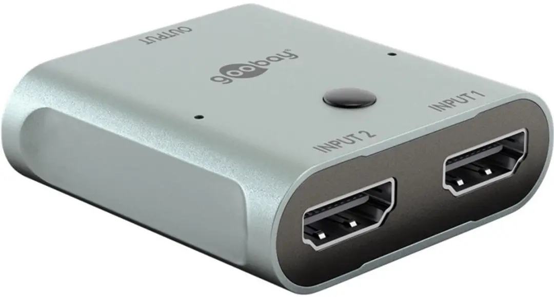 Goobay HDMI Schakelaar 2 naar 1 8K 60Hz Zilver
