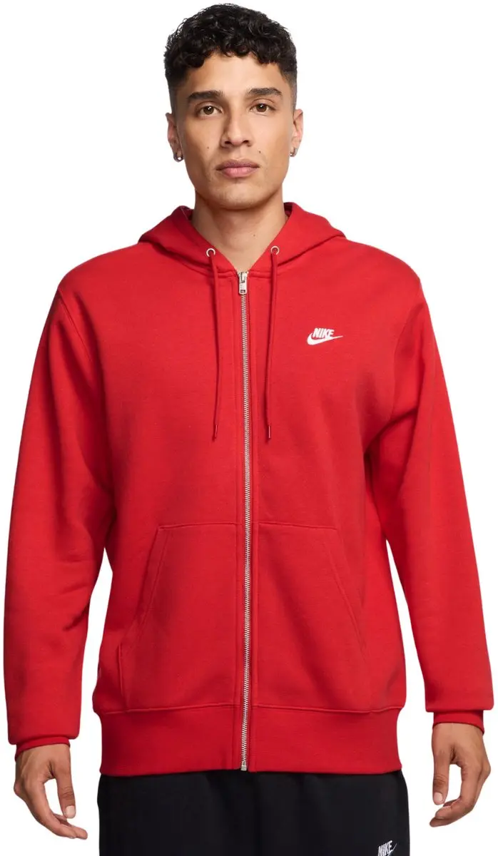 Nike Club BB FZ Hoodie Heren Rood