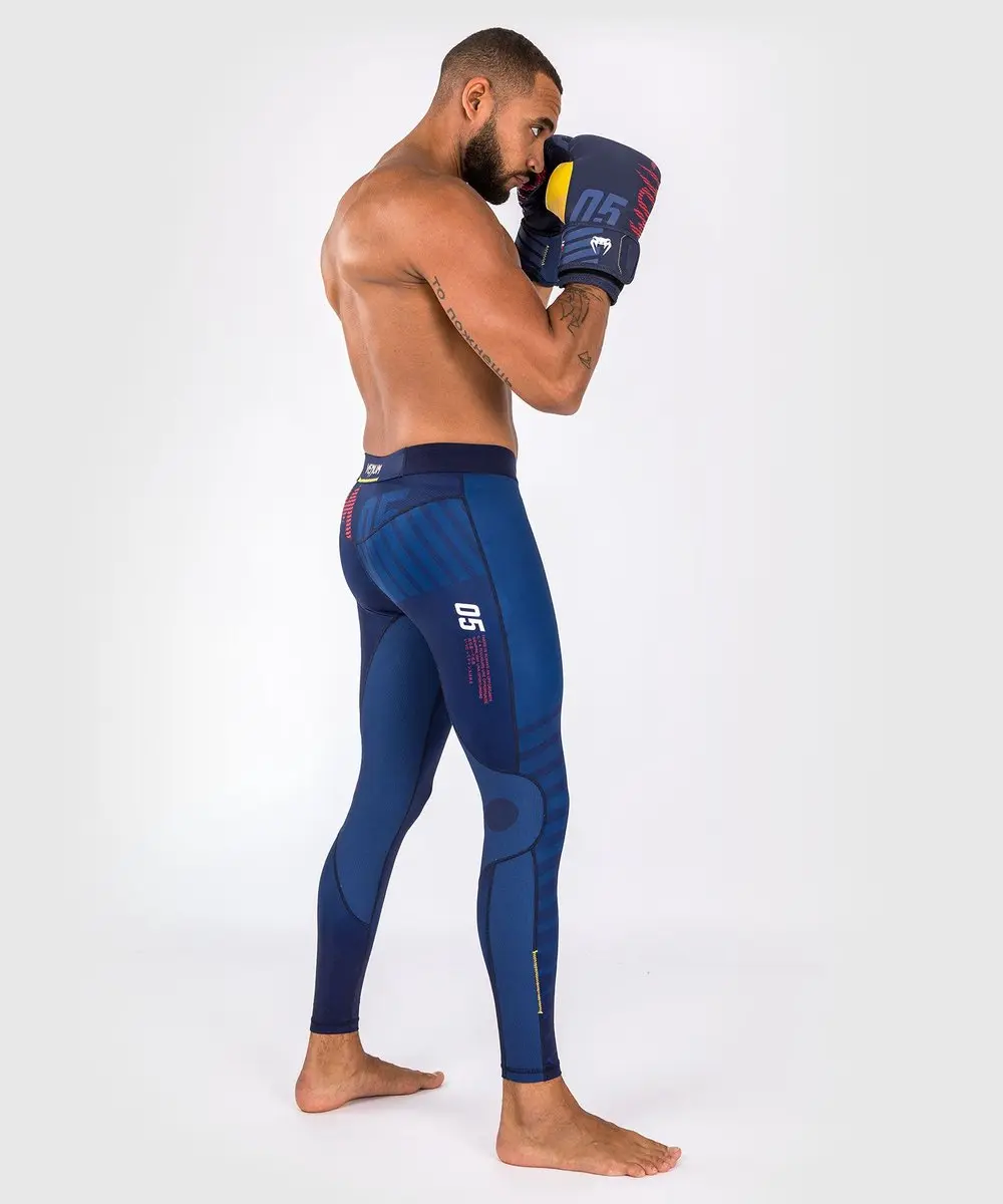 Venum Sport 05 Compressielegging - Blauw/Geel - M