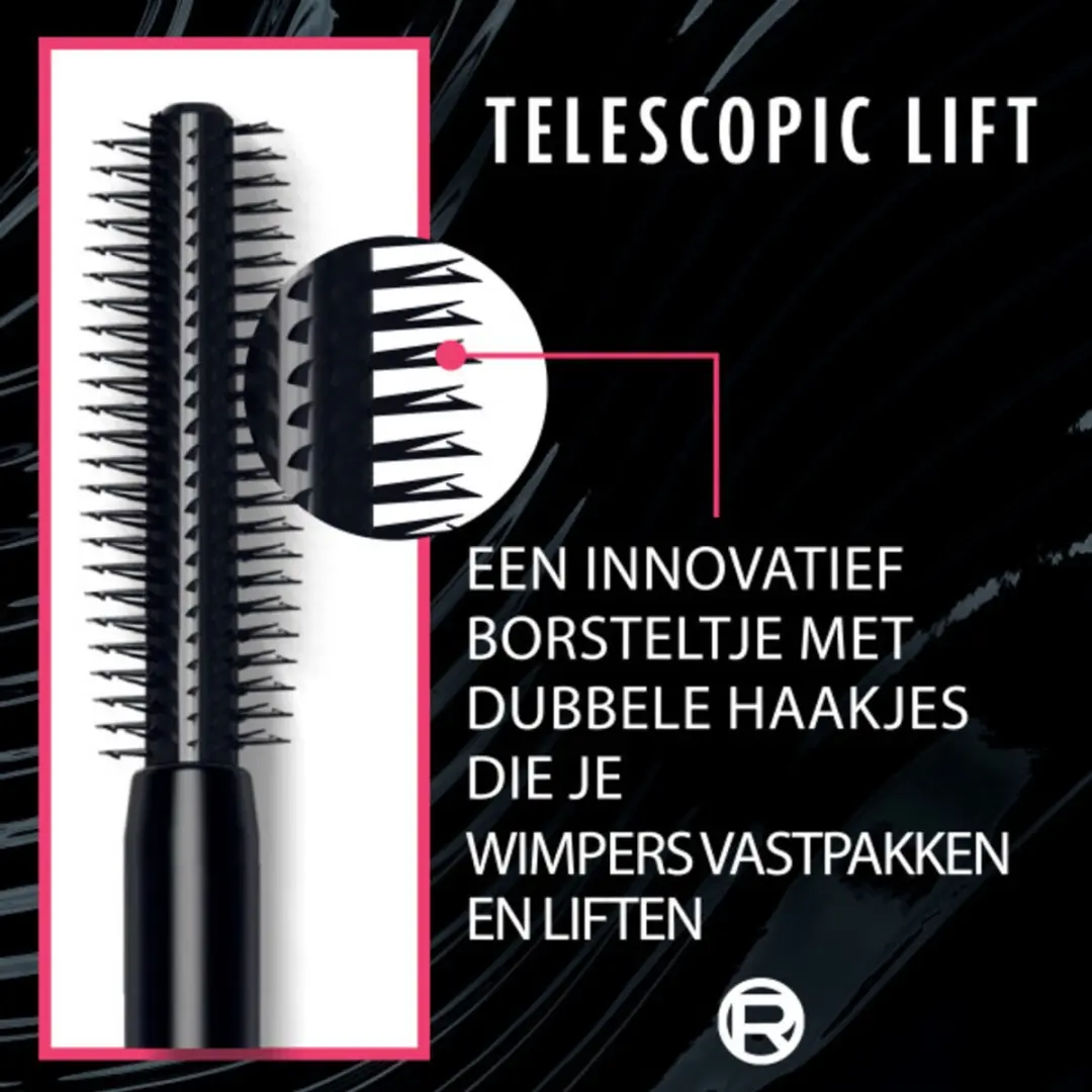 L'Oréal Paris Telescopic Lift Mascara Zwart - 6 Stuks