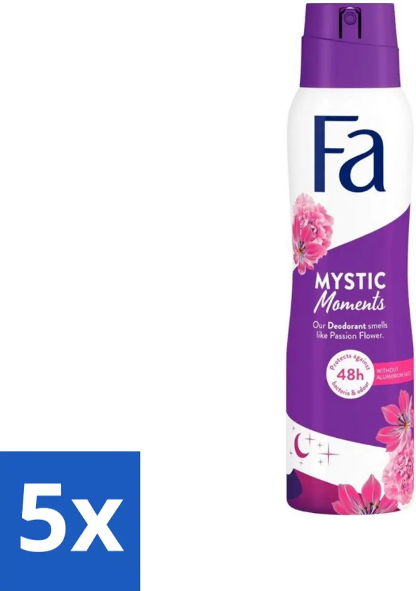 Fa Deodorant Spray Mystic Moments Passiebloem 150ml
