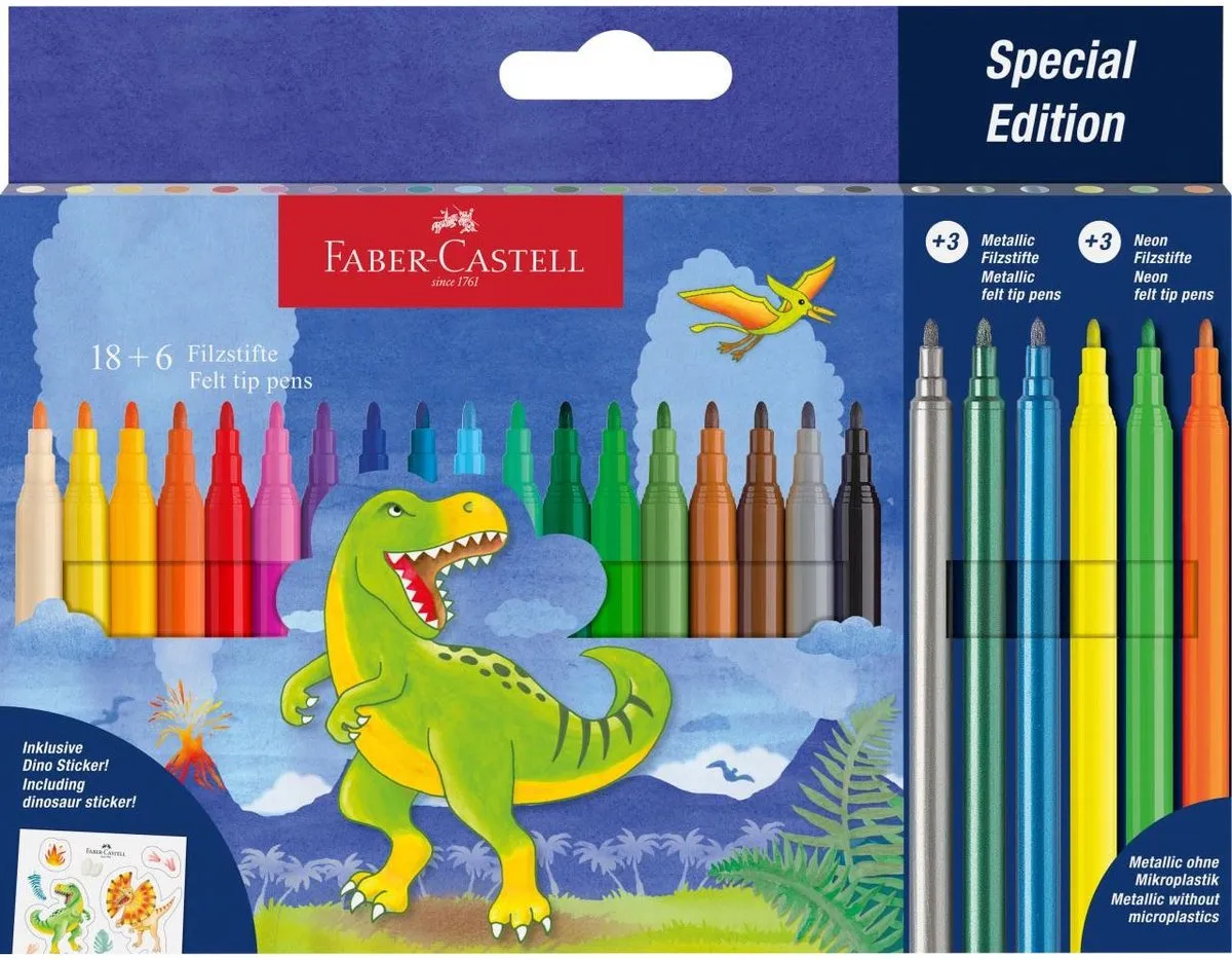 Faber-Castell Dino Viltstiften FC-554222