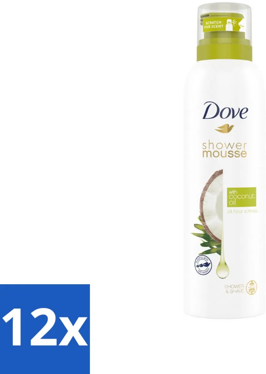 Dove Shower Foam Coconut Oil 200 ml