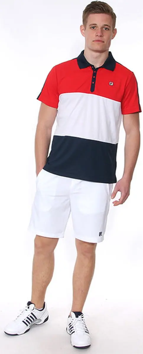 Fila Santana Heren Short - Wit M