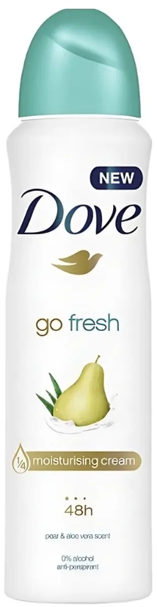 Dove Go Fresh Pear & Aloe Deodorant Spray 250ml - 12 Stuks