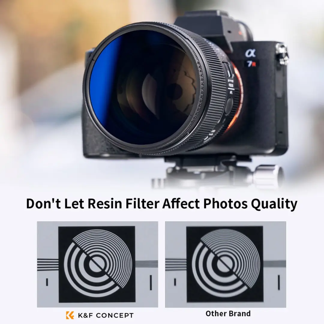 K&F Concept 55mm MCUV CPL ND4 Filterset - 3x Filters - Zwart