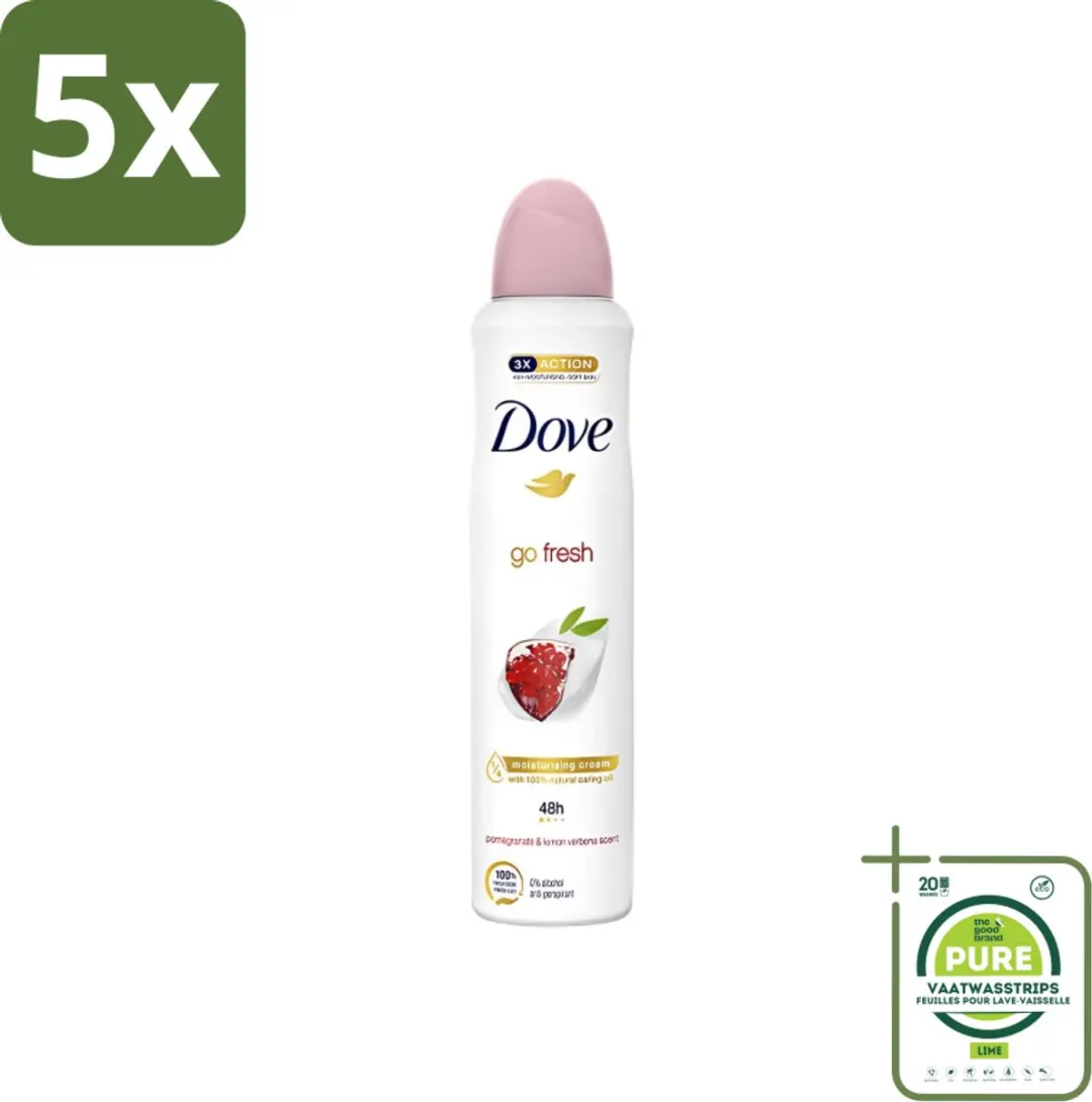Dove Deodorant Spray Go Fresh Granaatappel 1250ml