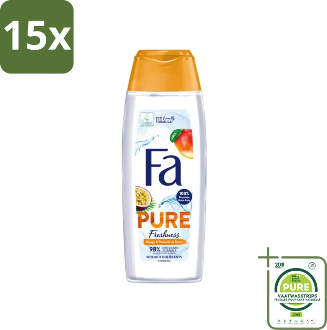 Fa Pure Freshness Douchegel Mango & Passievrucht 250ml