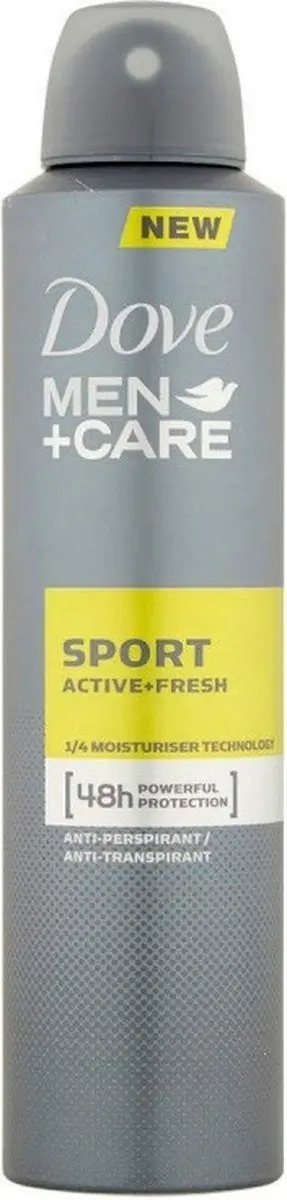 Dove Men+Care Sport Active + Fresh Deodorant Spray 250ml - 5 Stuks