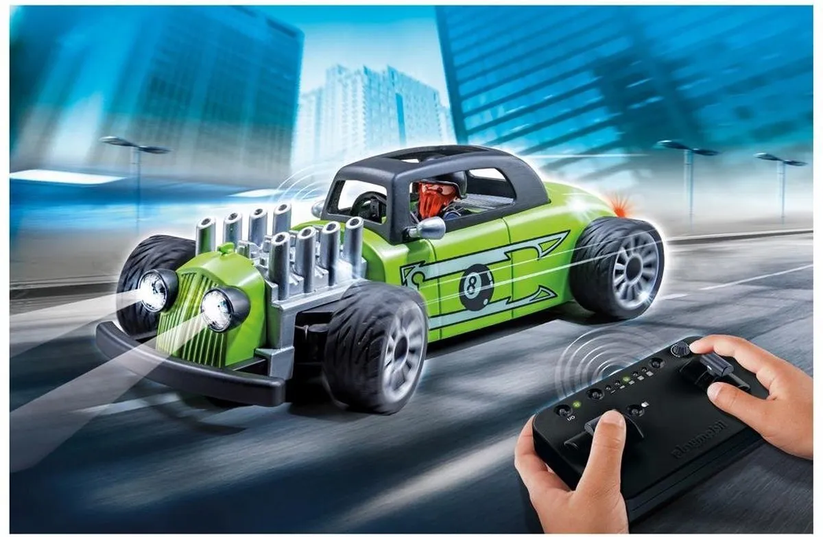 Playmobil RC Hot Rod Racer 9091 - Blauw