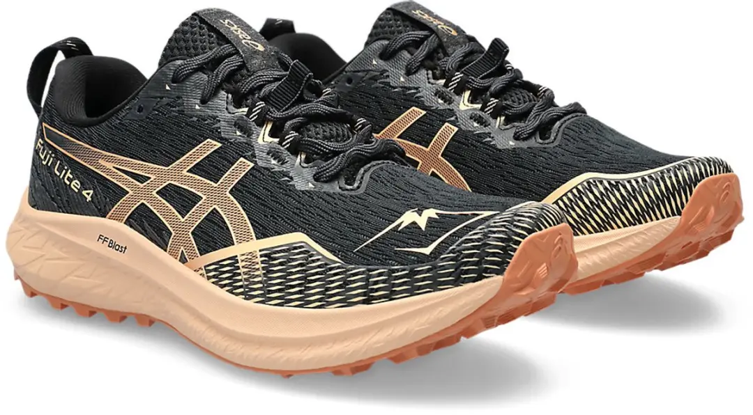 ASICS Fuji Lite 4 Vrouwen - 40.5 - Zwart/Terracotta - afbeelding 5 van 6