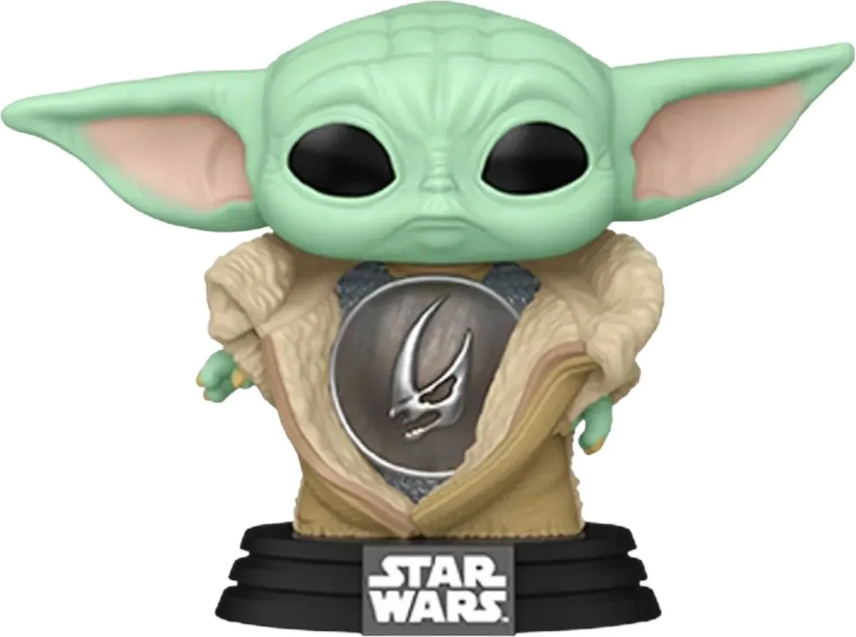 Funko Pop Star Wars Din Grogu met Harnas #712 - Multicolor