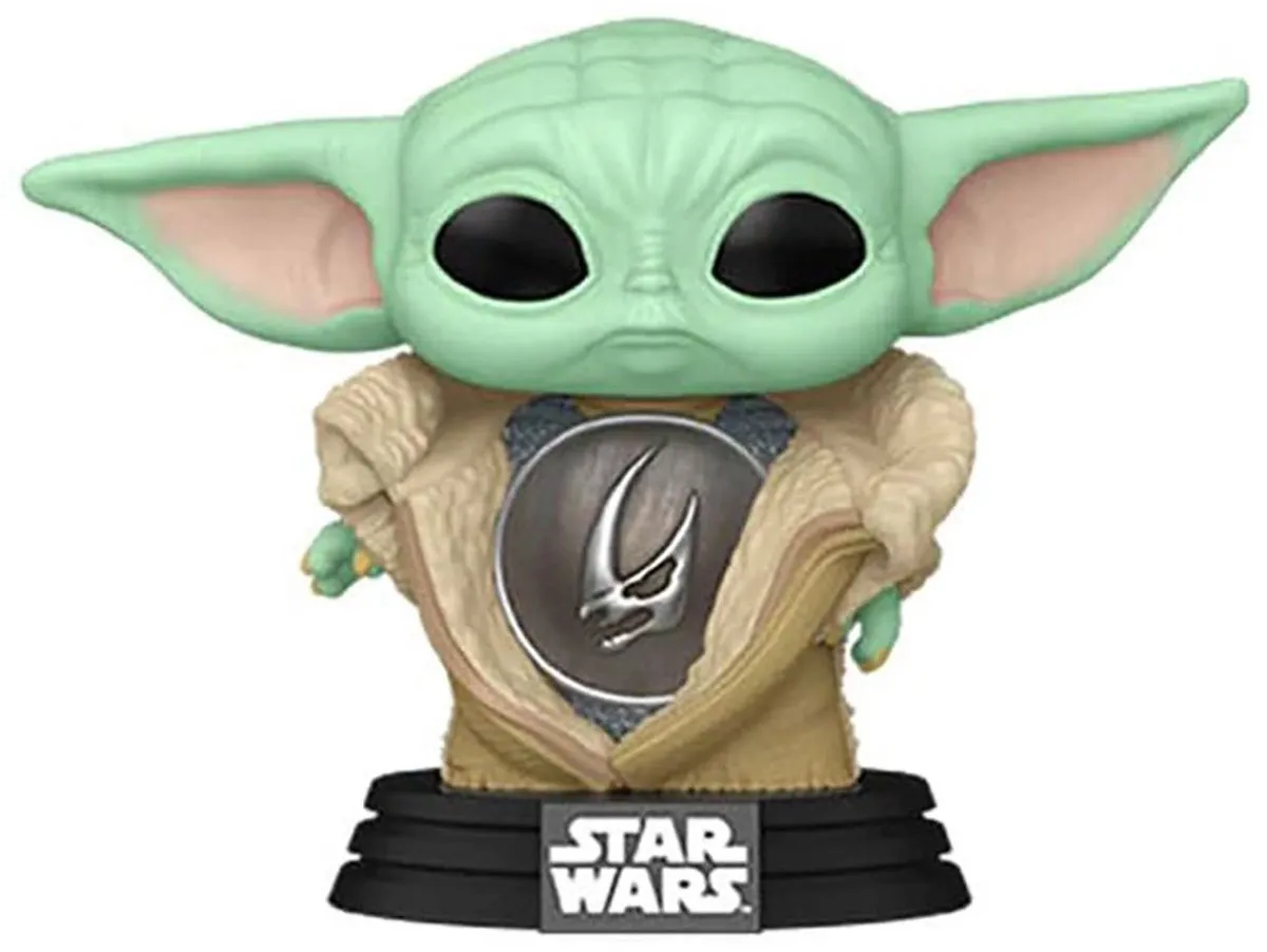 Funko Pop Star Wars Din Grogu met Harnas #712 - Multicolor