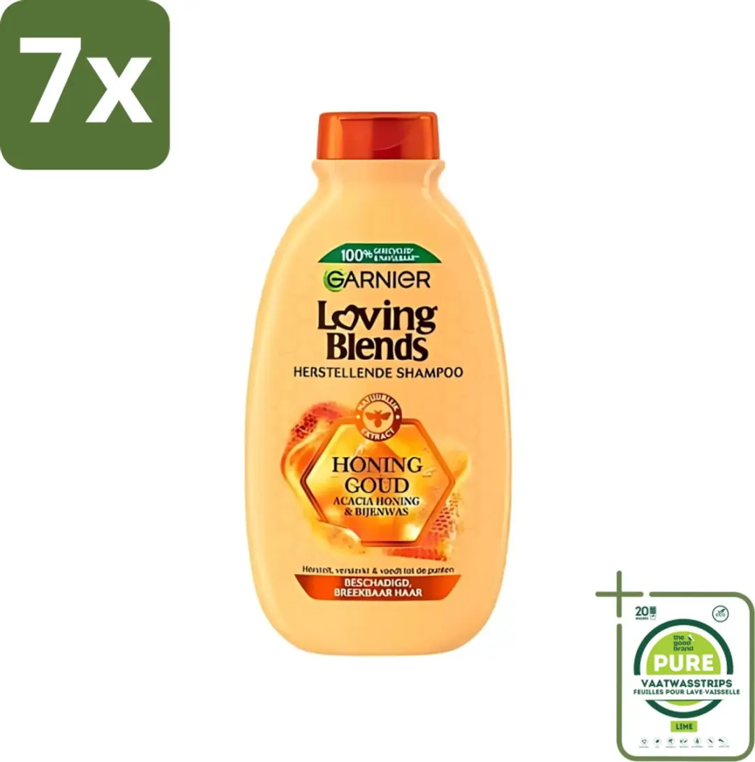 Garnier Loving Blends Honing Shampoo 2100ml - 7 Stuks