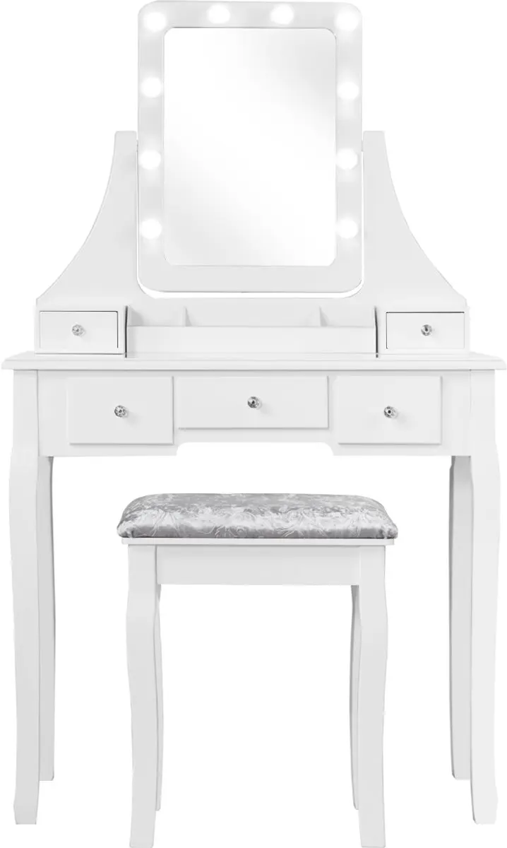 Songmics Hangstoel Wit - Hoogte verstelbaar - Polyester/staal - afbeelding 3 van 6