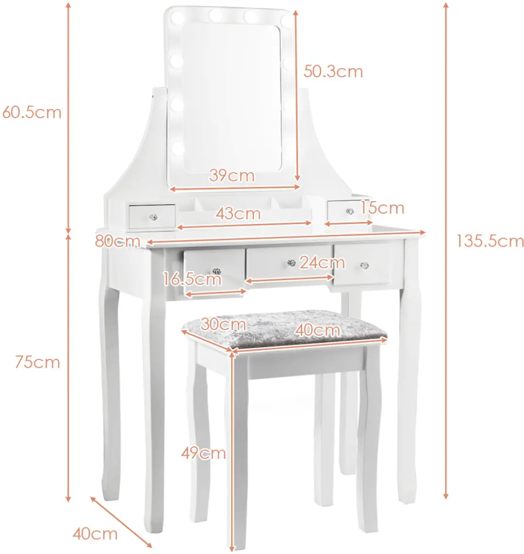 Songmics Hangstoel Wit - Hoogte verstelbaar - Polyester/staal - afbeelding 5 van 6