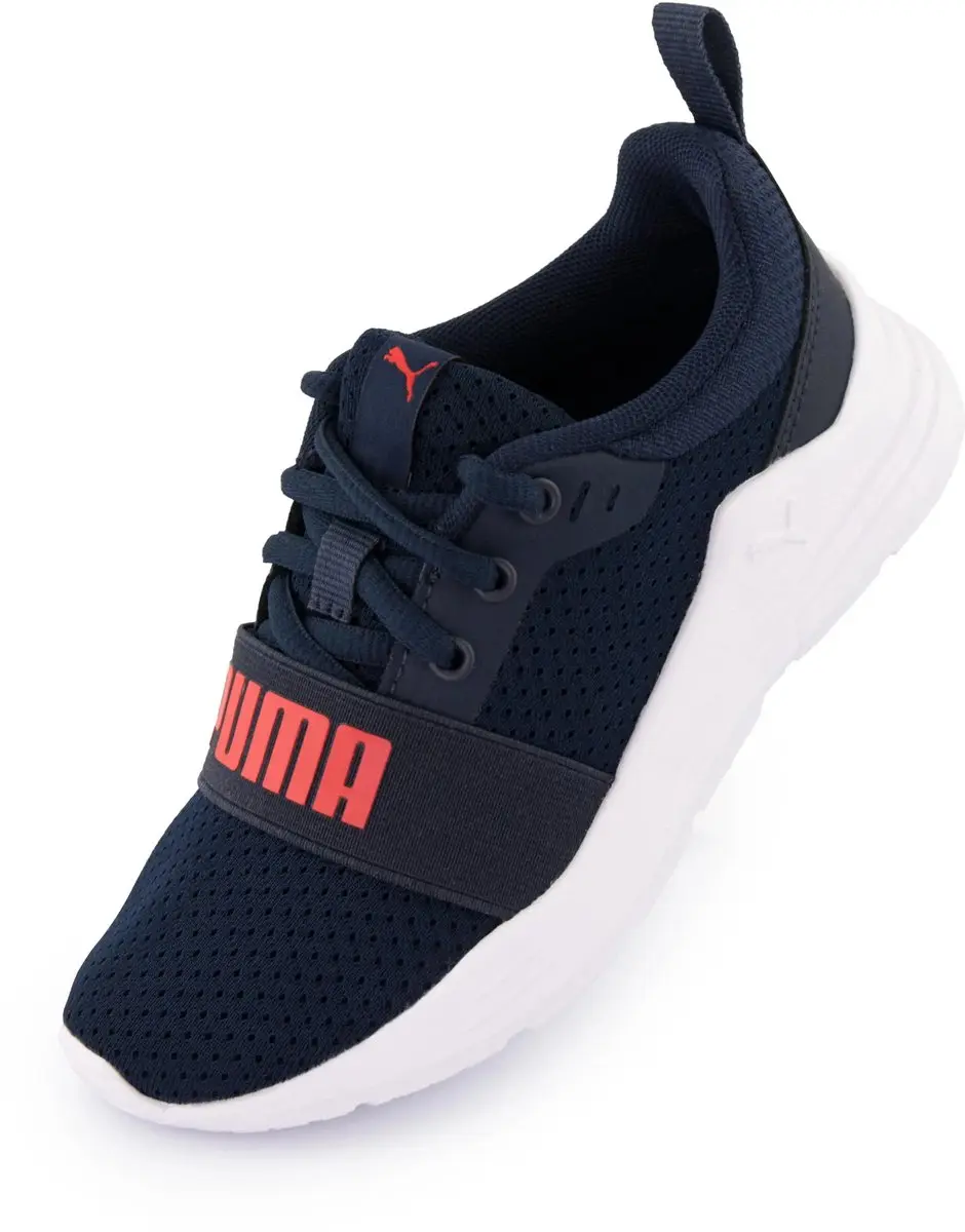 PUMA Jr Hardloopschoen - Marineblauw 30