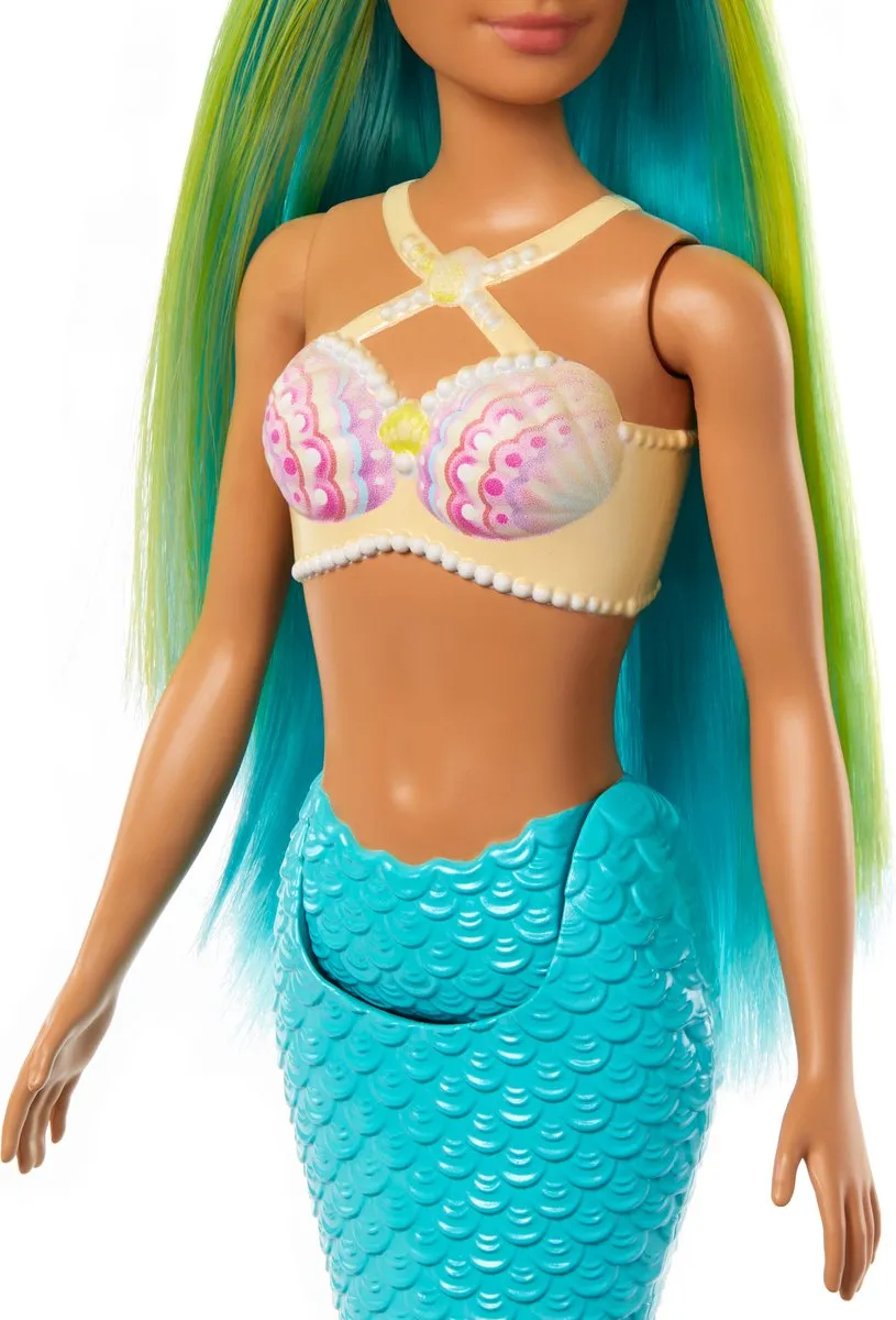 Barbie A Touch of Magic Turquoise Zeemeerminstaart - HRR03