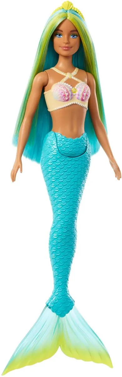 Barbie A Touch of Magic Turquoise Zeemeerminstaart - HRR03