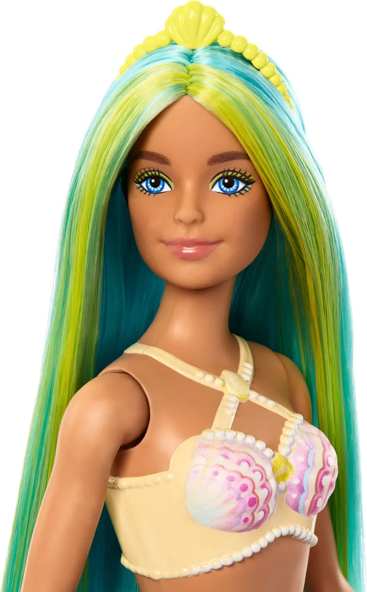 Barbie A Touch of Magic Turquoise Zeemeerminstaart - HRR03