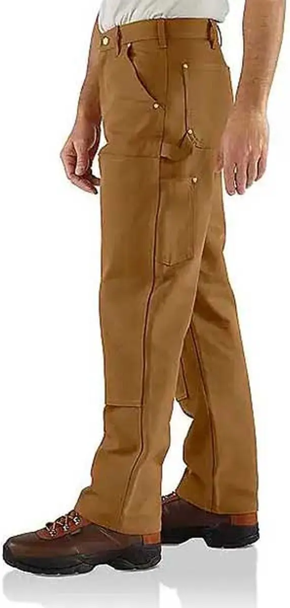 Carhartt Duck Double Front Loose Fit Broek - 34/32 - Bruin