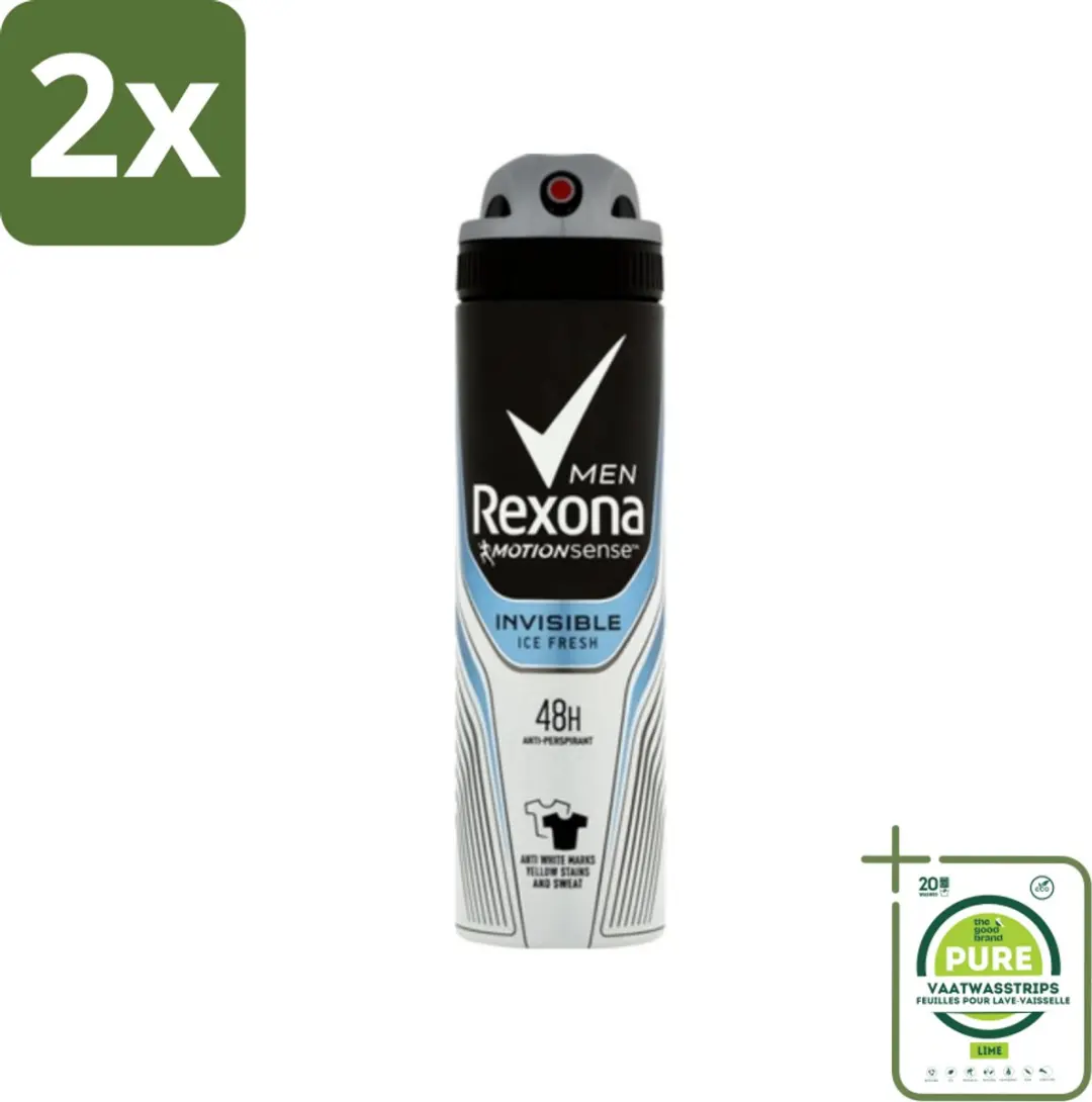 Rexona Men Invisible Ice Fresh Deodorant Spray 300ml