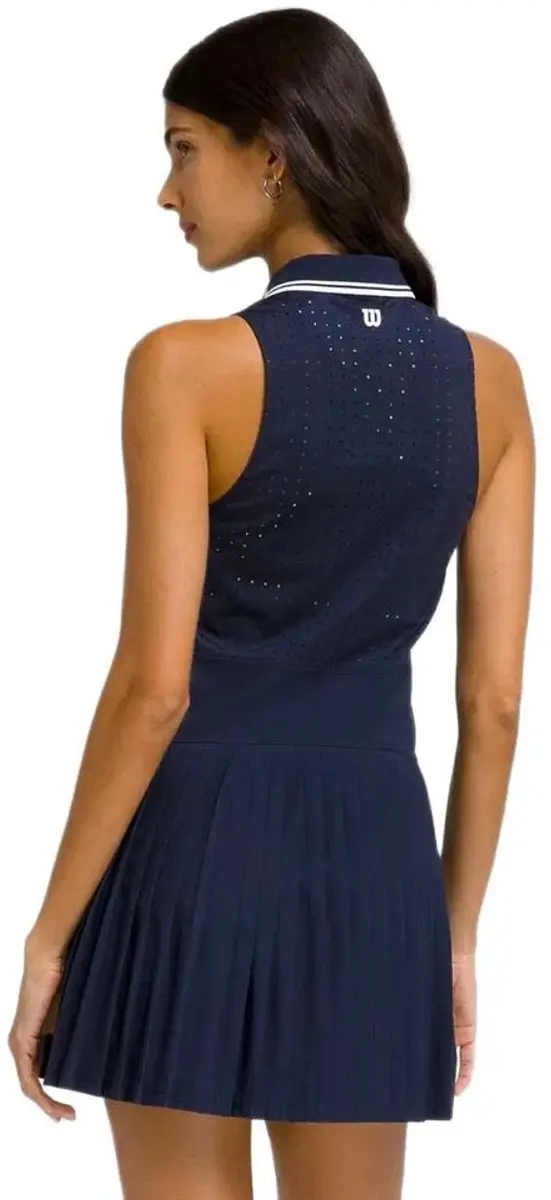 Wilson All Court Mouwloze Jurk - M - Classic Navy