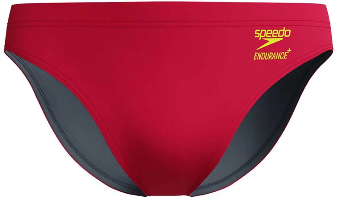 Speedo ML Solid Zwemslip - UK 32 - Rood