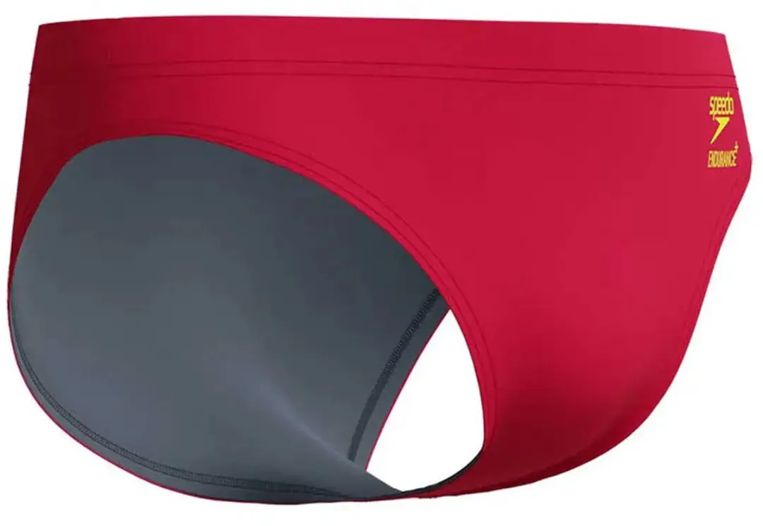 Speedo ML Solid Zwemslip - UK 32 - Rood - afbeelding 6 van 6