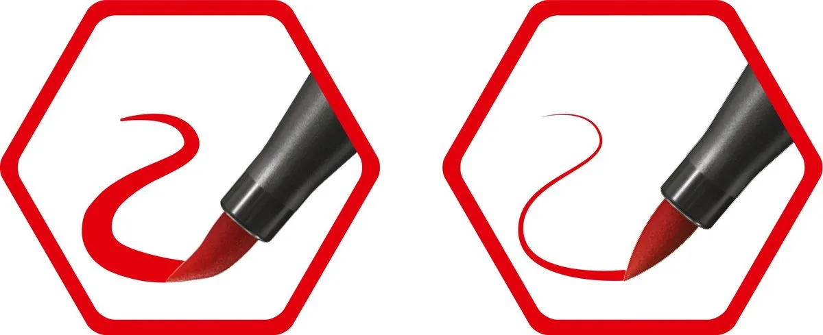 STABILO Pen 68 Brush ARTY - 10 Stuks