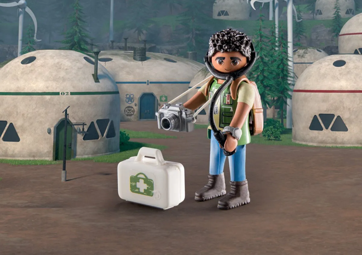 Playmobil Dragons: The Nine Realms Plowhorn & D'Angelo 71082 - Multicolor
