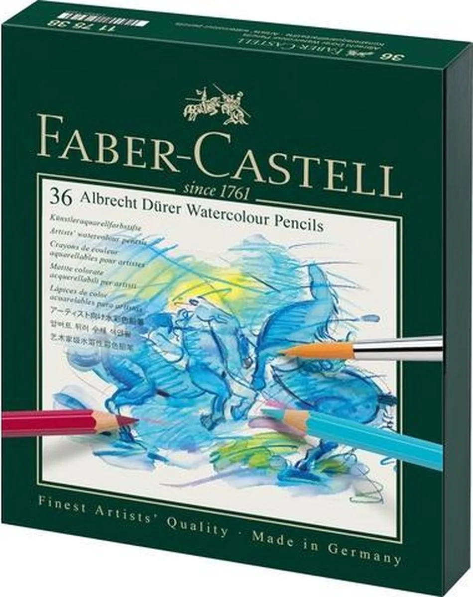 Faber-Castell Albrecht Dürer Aquarelpotloden 36 Stuks - Studiobox