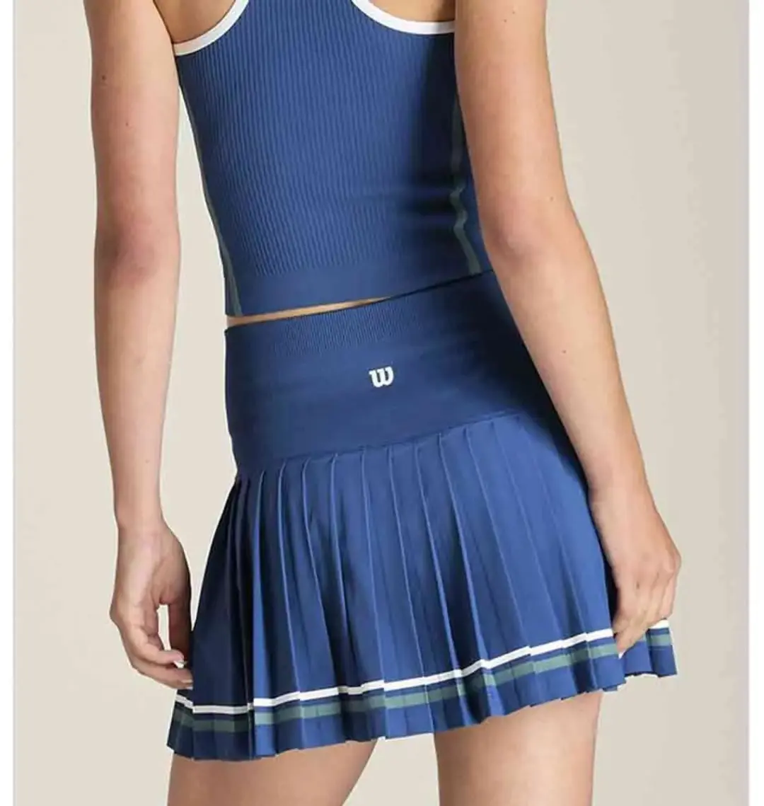 Wilson Midtown Tennis Rok Blauw XL Vrouw