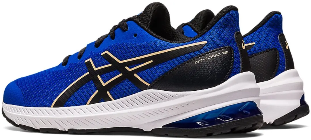 ASICS GT-1000 12 GS Junior Hardloopschoenen - Illusion Blue/Black - afbeelding 6 van 6