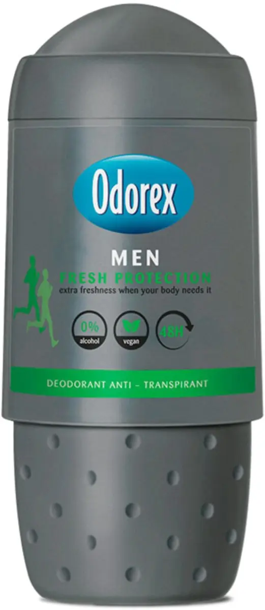 Odorex Deodorant Roller For Men Fresh Protection 50 ml - Bulkverpakking - 10 stuks