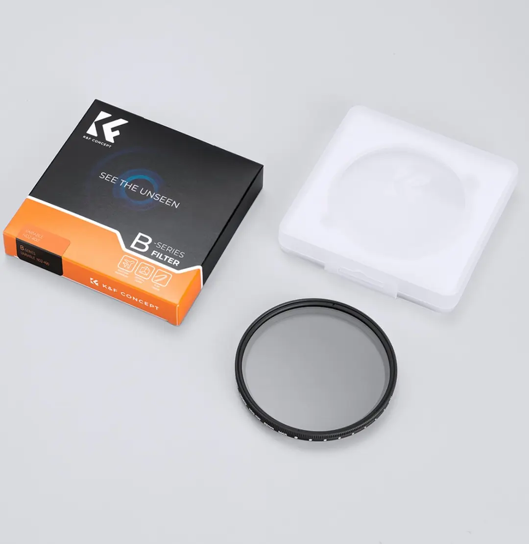 K&F Concept 62mm Nano-B ND Fader Grijsfilter ND2-400 - KF01.1110