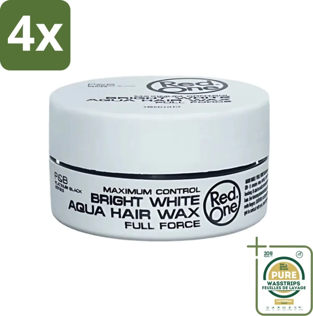 Red One Haarwax Bright White Maximum Control 150ml