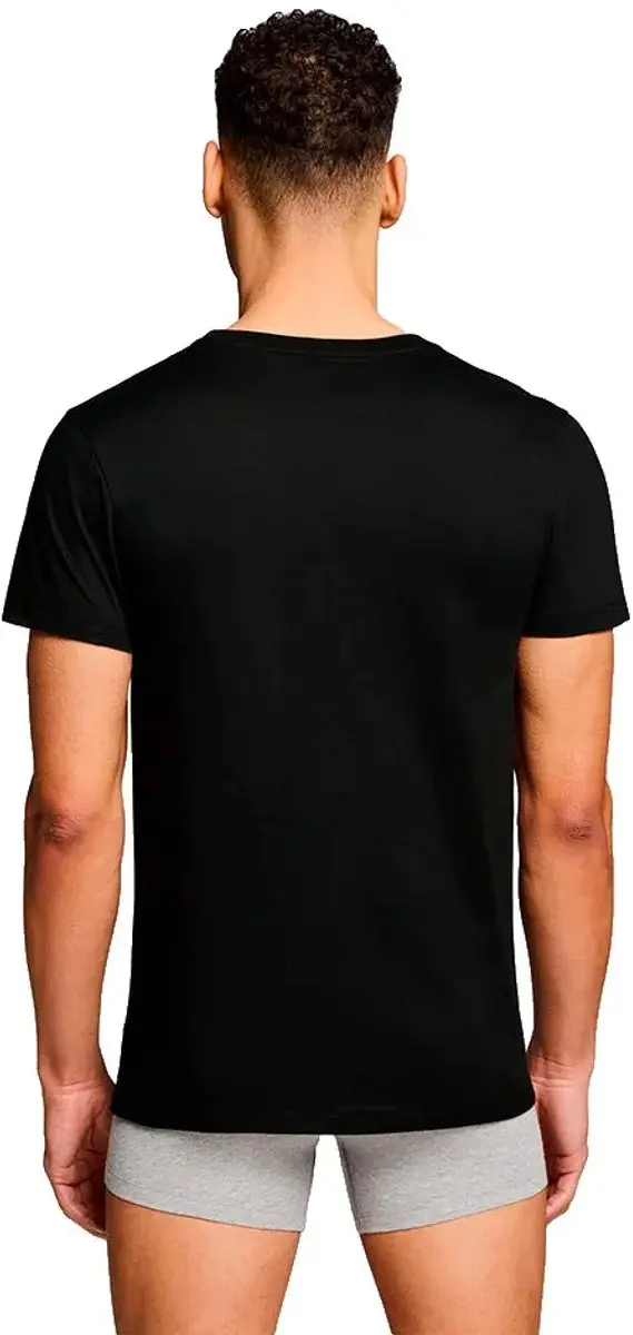 Everyday ronde hals T-shirt 2-pack – Black – S