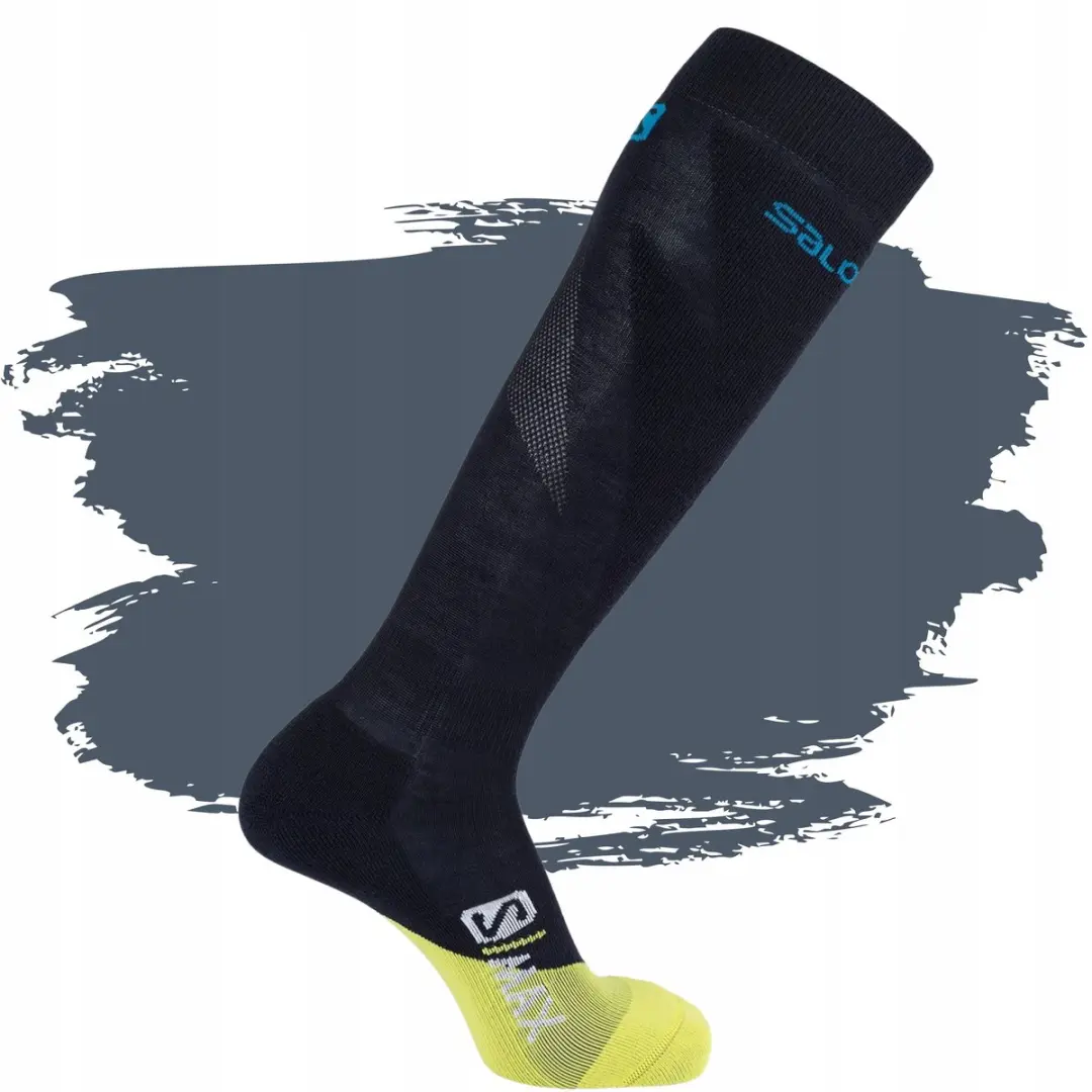 Salomon S/MAX Merino Skisokken - Warm & Comfortabel (39-41)
