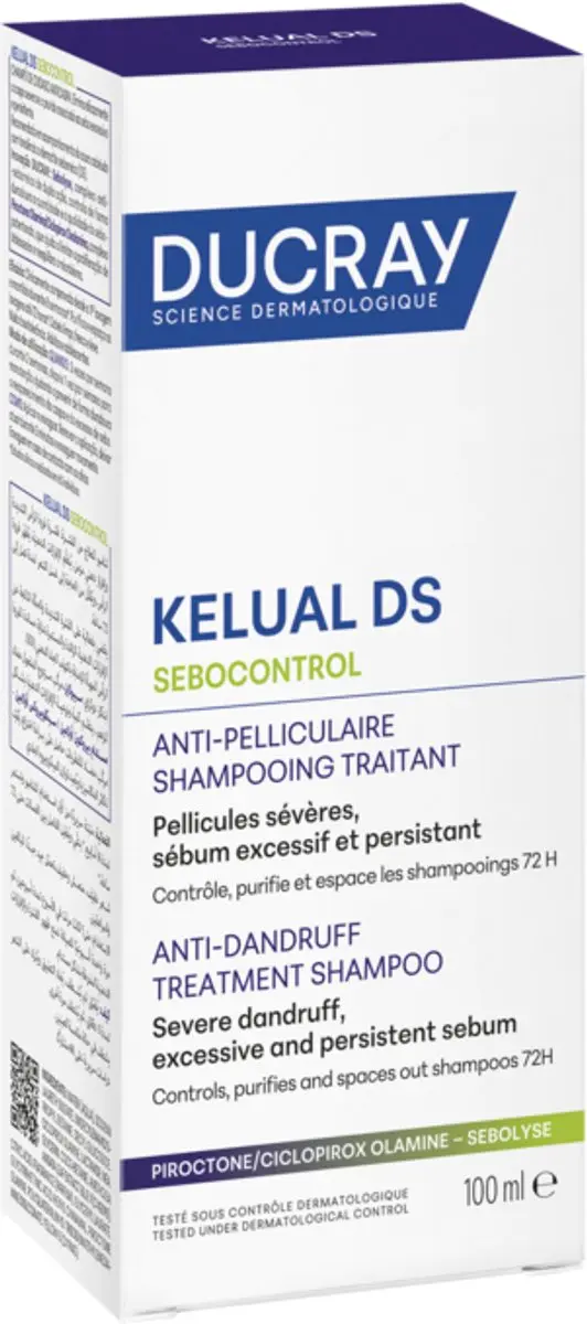 Ducray Kelual DS Sebocontrol Antiroosshampoo 100ml