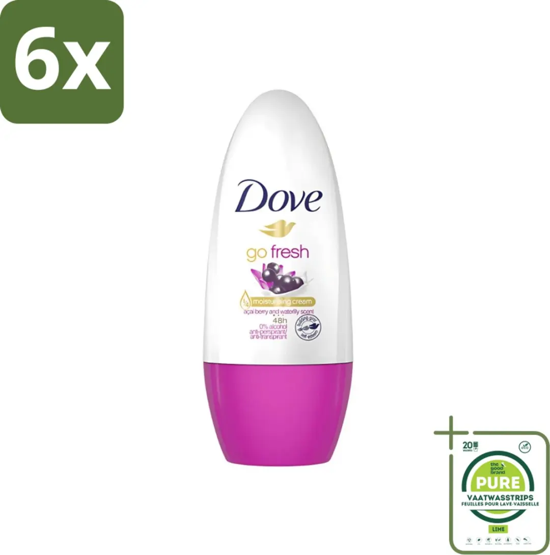 Dove Roller Deodorant Go Fresh Açaí Berry & Waterlily 50ml